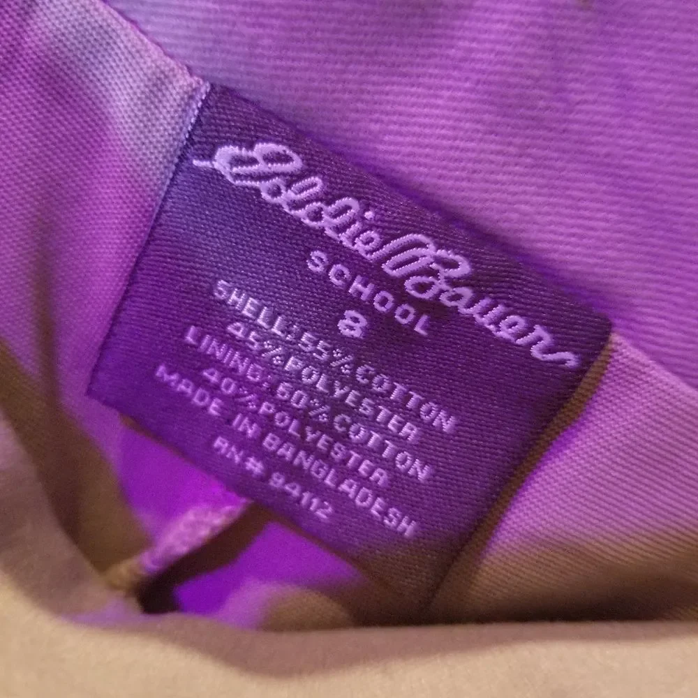 Eddie bauer girls uniform skort - Picture 3 of 3